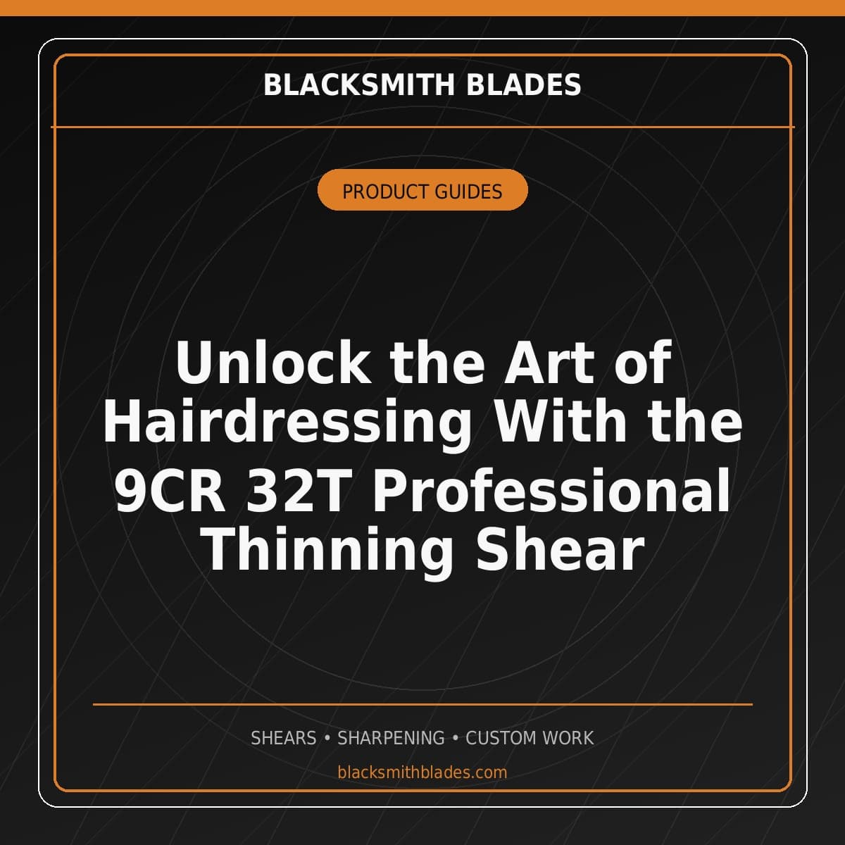 Unlock the Art of Hairdressing With the 9CR 32T Professional Thinning Shear